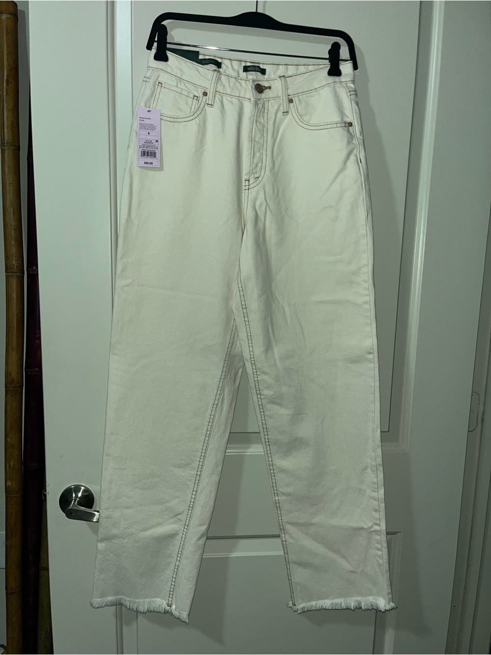 wild fable White High-Rise Straight Jeans